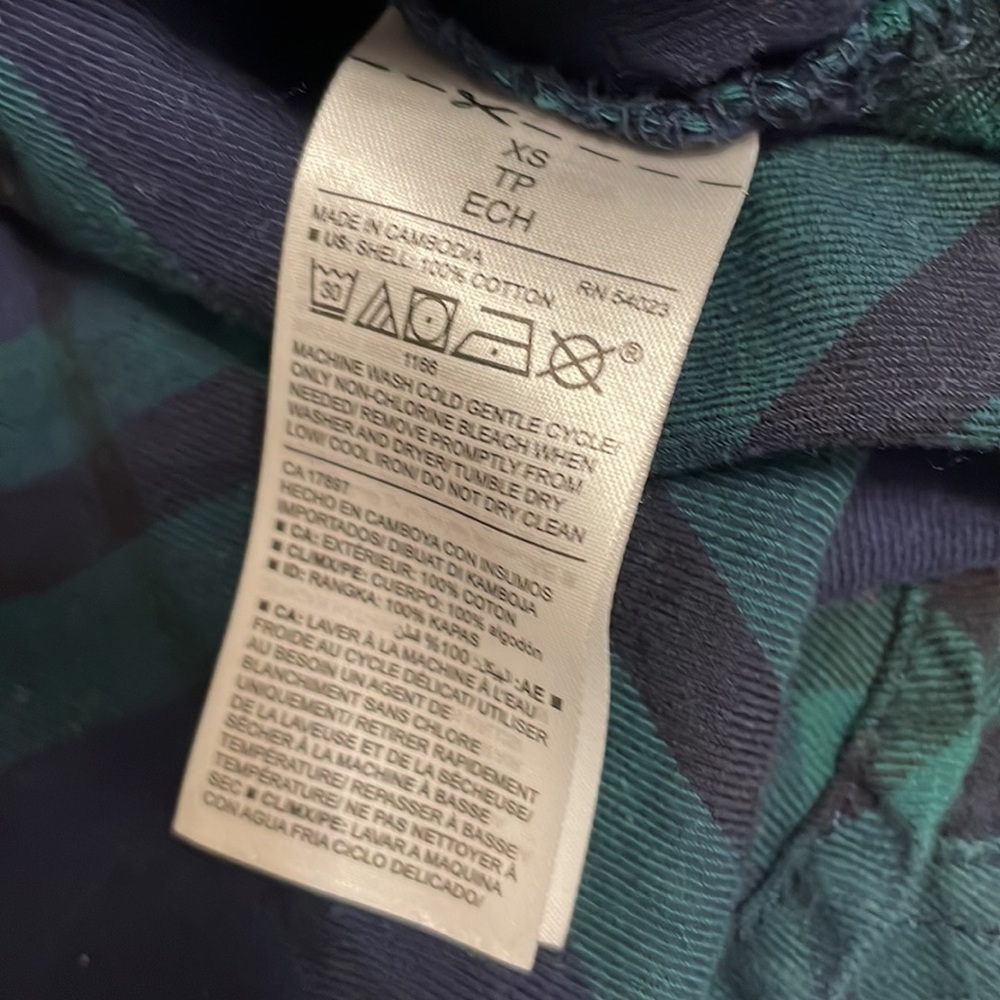 🌸Old Navy Women’s Plaid Flannel Classic Shirt Size XS - Picture 5 of 5